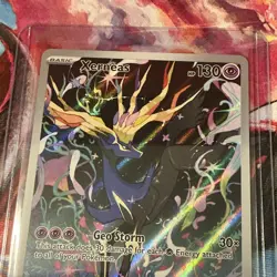 Pokemon TCG Xerneas Illustration Rare Full Art Holo 091/086 Chaos Rising - Image 4