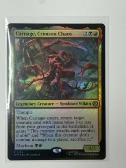 Carnage, Crimson Chaos R Marvel's Spider-Man 125 NM - Image 1