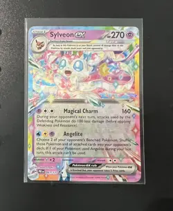 Pokemon TCG Sylveon EX Prismatic Evolutions Double Rare Holo Card 41/131 NM - Image 1
