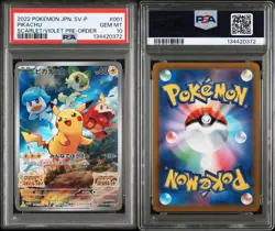 PSA 10 Pikachu 001/SV-P Pokemon SV Promo Japanese Pokemon Card 2022 - Image 5