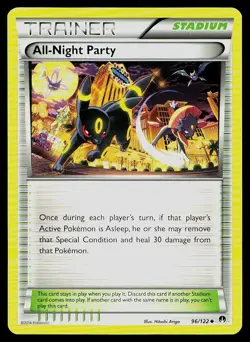 Pokemon Card BREAKpoint All-Night Party 96/122 Uncommon Umbreon - Image 1