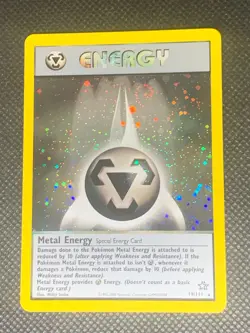 Metal Energy 19/111 Holo SWIRL - Neo Genesis Pokemon Card - LP - Image 1
