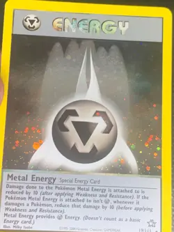 Metal Energy 19/111 Holo SWIRL - Neo Genesis Pokemon Card - LP - Image 4