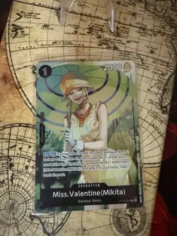 One Piece Card Game Miss.Valentine (Mikita) Dash Pack promo OP14-087 R Foil Eng - Image 3