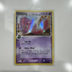 (Stamped) Lickitung - 19/101 - Dragon Frontiers Holo Rare Card Pokemon TCG - Image 1