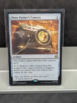 Peter Parker's Camera X1 NM Marvel's Spider Man MTG - Image 1