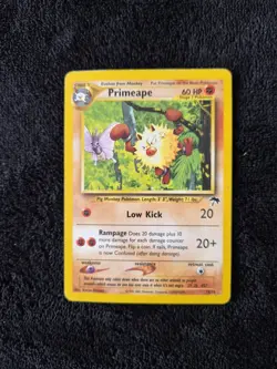 Primeape 18/18 Southern Islands Promo Regular Rare Vintage Pokemon Card - Image 1