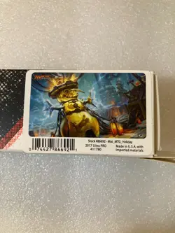 ULTRA PRO PLAYMAT 2017 Happy Holidays Some Disassembly Required 24x13½ Magic MTG - Image 1