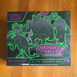 Pokemon Center ETB Elite Trainer Box Shrouded Fable Factory Sealed - Image 1