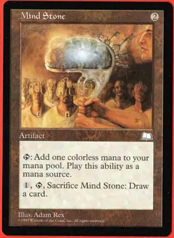 MTG ~ MIND STONE ~ Weatherlight (1997) NM/M ~ FREE SHIPPING ~ VINTAGE MAGIC - Image 1