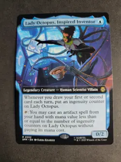 Lady Octopus, Inspired Inventor (Extended Art) Rare MTG Spider-Man - Image 1