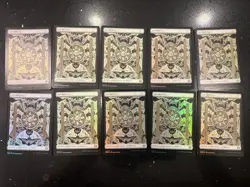 Mtg 10 X Phyrexian Script Plains Full Art FOIL - Image 1