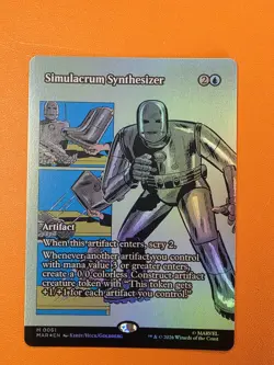 Simulacrum Synthesizer (Borderless) Marvel Universe Eternal-Legal Foil - Image 1