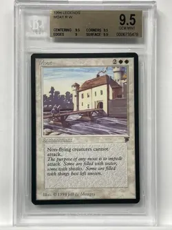 Moat - BGS 9.5 #0006735478 Graded - Legends - MTG Seattle - Image 1