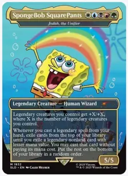 SpongeBob SquarePants - Jodah, the Unifier Secret Lair Drop Regular NM/M - Image 1