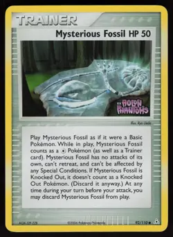 Mysterious Fossil 79/92 Legend Maker Reverse Holo Common POKEMON - Image 1