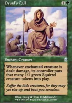 Druid's Call - Foil PL/MP, English MTG Odyssey - Image 1