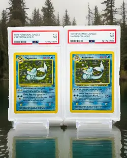💦Sequential Cert# Bundle Lot of 2- 1999 POKEMON JUNGLE VAPOREON-HOLO PSA 7💦 - Image 1