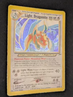 Pokemon Light Dragonite 14/105 Neo Destiny Holo Rare TCG - Image 4