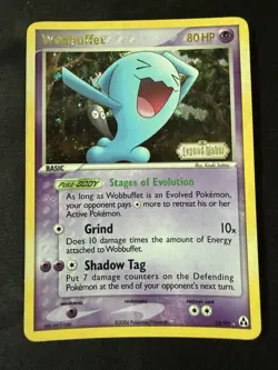 Pokemon Wobbuffet #28/92 Legend Maker Reverse Holo (Stamped) NM - Image 1