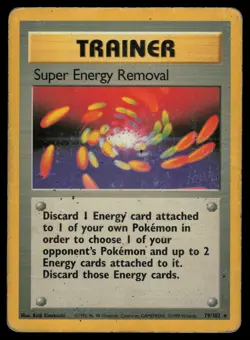 Super Energy Removal 79/102 Base Set Rare Pokemon - Image 1