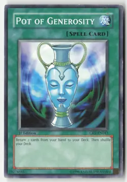 Yugioh - Pot of Generosity CRV-EN043 1st Edition - Common - Image 1