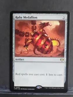Ruby Medallion; Commander Masters - Image 1