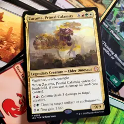 Heaven to Earth Custom Magic Decks - Zacama's DINOSAURS Tribal Red White Green - Image 1