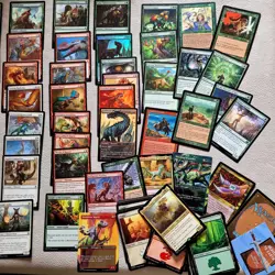 Heaven to Earth Custom Magic Decks - Zacama's DINOSAURS Tribal Red White Green - Image 2