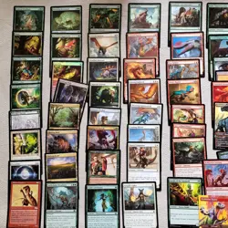 Heaven to Earth Custom Magic Decks - Zacama's DINOSAURS Tribal Red White Green - Image 3