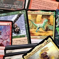 Heaven to Earth Custom Magic Decks - Zacama's DINOSAURS Tribal Red White Green - Image 5