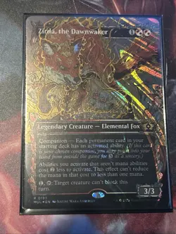 MTG Zirda the Dawnwalker Showcase Halo Foil MTG Multiverse Legends MUL #0195 NM - Image 1