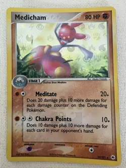 The Pokemon Company Medicham 10/101 Hidden Legends Reverse Holo 80 HP English - Image 3