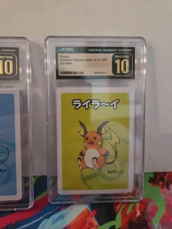 Pokemon TCG Psyduck Squirtle Eeeve Raichu 2019 Japanese Old Maid CGC Pristine 10 - Image 2