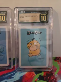 Pokemon TCG Psyduck Squirtle Eeeve Raichu 2019 Japanese Old Maid CGC Pristine 10 - Image 4