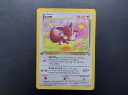 Pokemon - Eevee 51/64 Common 1st Edition Jungle - Image 1
