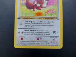 Pokemon - Eevee 51/64 Common 1st Edition Jungle - Image 3