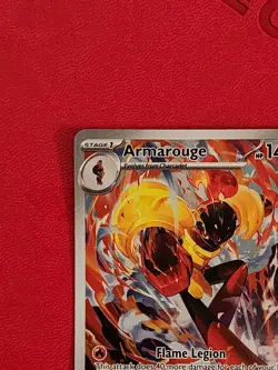 Armarouge Holo Illustration Rare ME05: Pitch Black 086/084 NM pokemon psa - Image 2