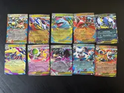 Pokemon Mega Evolution 10 ex lot Full Set Of All Double Rare Lot - Image 1
