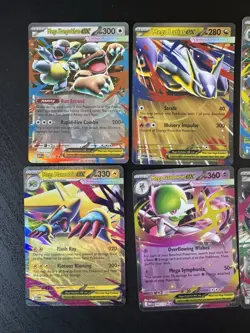 Pokemon Mega Evolution 10 ex lot Full Set Of All Double Rare Lot - Image 2