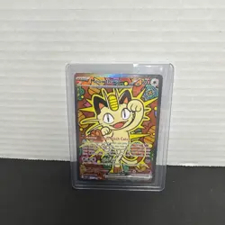 Pokemon Meowth ex 121/088 PAl Ultra Rare Full Art Holo EX English - Image 1