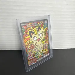 Pokemon Meowth ex 121/088 PAl Ultra Rare Full Art Holo EX English - Image 4