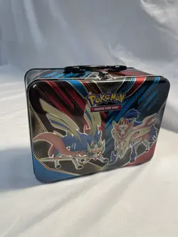 Pokemon Empty Collectors Tin Zacian & Zamazenta Lunch Box - Image 2