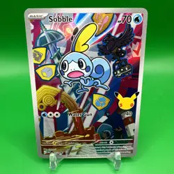 Pokemon TCG Sobble 054 First Partners Mega Evolution Promo Holo NM - Image 1