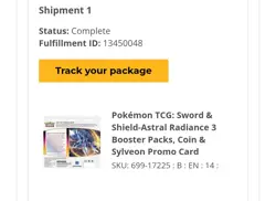 Pokemon Sword & Shield Astral Radiance 3 Pack Blister w/ Sylveon SEALED CASE - Image 4