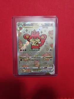 Simisear VSTAR Crown Zenith Galarian Gallery GG37 Ultra Rare Pokemon TCG - Image 1