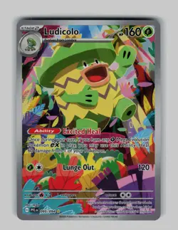 Ludicolo 095/094 Illustration Rare Phantasmal Flames Pokemon Holo Near Mint - Image 1