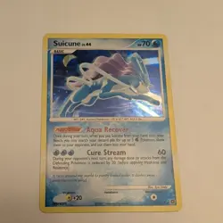 Suicune 2007 Pokemon Holo Rare Secret Wonders 19/132 Cracked Ice LP - Image 1