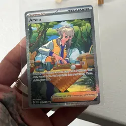 Arven 249/198 Scarlet & Violet Base Set Pokemon TCG Illustration Rare Holo NM - Image 1