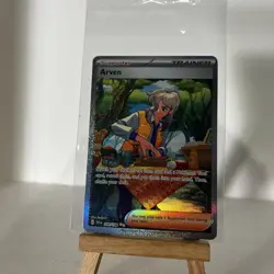 Arven 249/198 Scarlet & Violet Base Set Pokemon TCG Illustration Rare Holo NM - Image 3